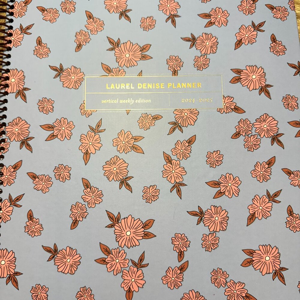 Laurel Denise 2025 Portrait Weekly Planner, Crowd Favorite